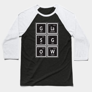 Glasgow City | Periodic Table Baseball T-Shirt